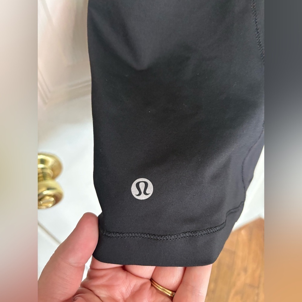 Lululemon Ace Tank in Black with Strappy Cross Back | Size 2 | Yoga Athleisure - Picture 6 of 9